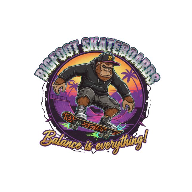 Skate Skateboards Bigfoot - O Equilíbrio é Tudo (Criador carregado)