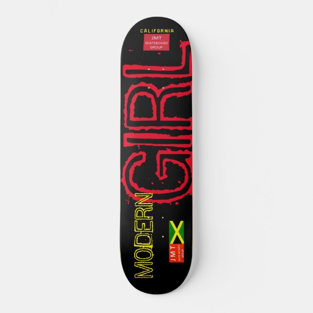 SKATE SKATEBOARDS DE GAROTA MODERNA // JMT EUA (Frente)