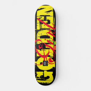 Skate SKATEBOARDS DE GAROTA ouro / JMT EUA