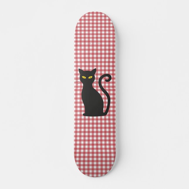 SKATE SKATEBOARDS DE GATO PRETO (Frente)