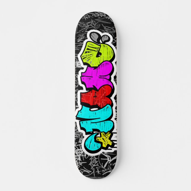 SKATE SKATEBOARDS DE GRAFITE PERSONALIZADO *EMAIL ABAIXO (Frente)
