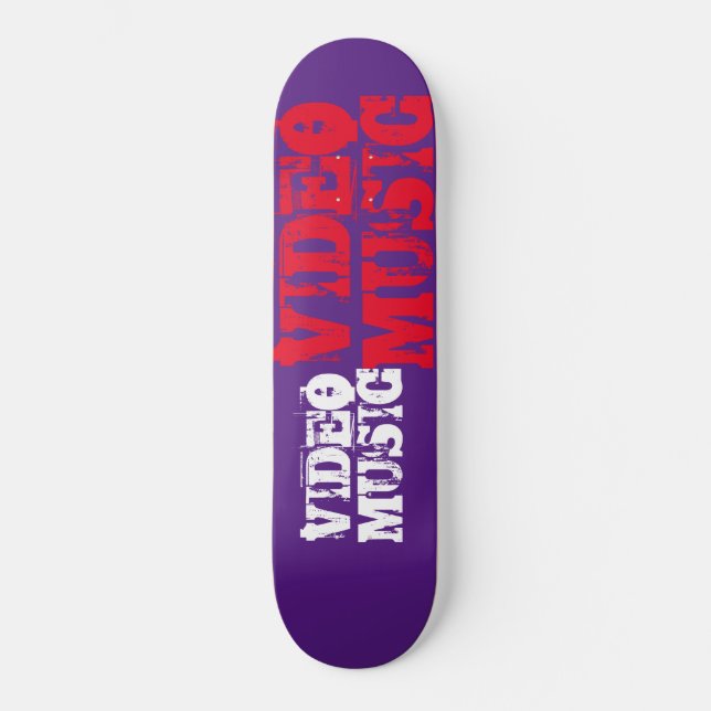 SKATE SKATEBOARDS DE MÚSICA DE VÍDEO /JMT (Frente)