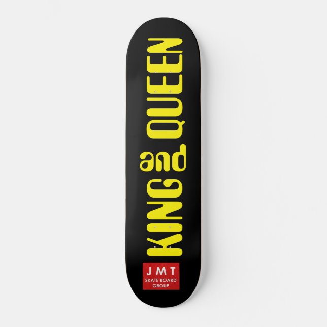 SKATE SKATEBOARDS DO KING & QUEEN /JMT EUA (Frente)