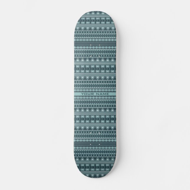 Skate skateboards personalizadas do padrão Aztec (Frente)