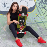SKATE SKATEBOARDS PIZZA DE COMIDA DE GATO<br><div class="desc">SKATEBOARD PIZZA CAT</div>