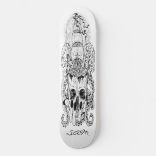 Skate Skeleton personalizado Rei Pirata Náutica