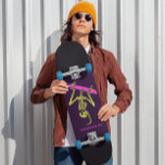 SKATE SKELETON SKATEBOARDING 'OSSO A SER SELVAGEM'<br><div class="desc">SKELETON SKATEBOARDS DE CIMA PARA BAIXO</div>