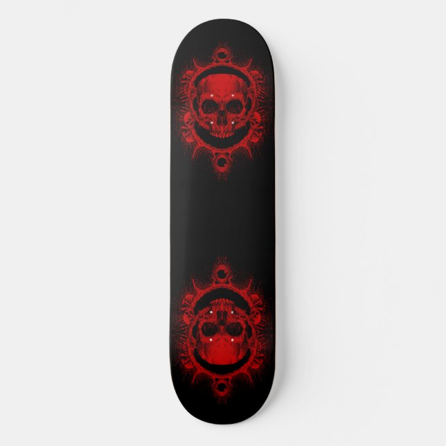 Skate skeleton vermelho - skeleton vermelho (Frente)