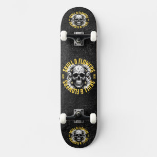 Skate Skull and Flowboard