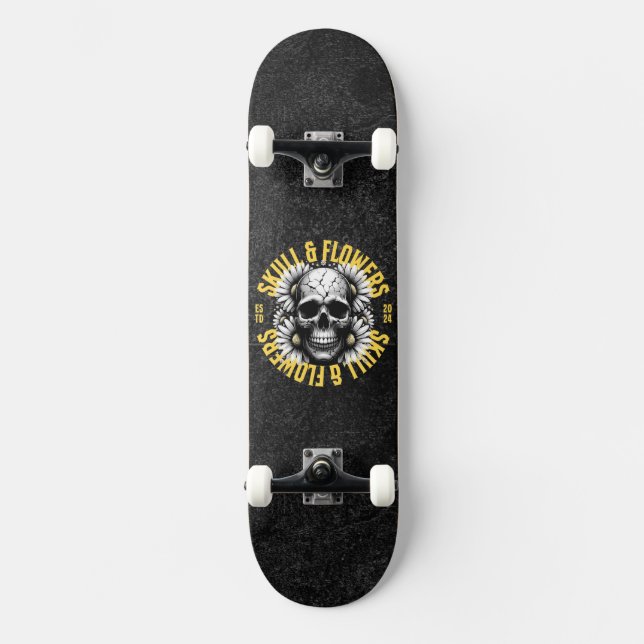 Skate Skull and Flowboard (Frente)