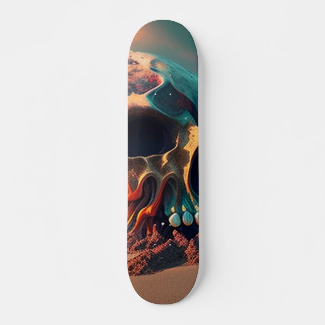 Skate Skull on the Beach (Frente)