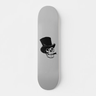 SKATE SKULL SMOKING CIGAR SKATEBOARDS