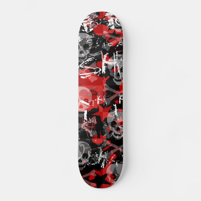 Skate Skull Star Splatter (Frente)
