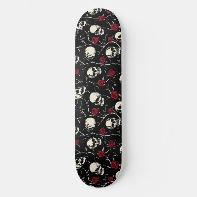 Skate Skulls e Rosas Góticos (Frente)