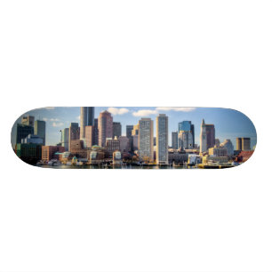Skate Skyline de Boston do beira-rio
