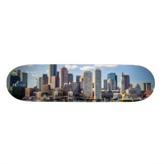 Skate Skyline de Boston do beira-rio