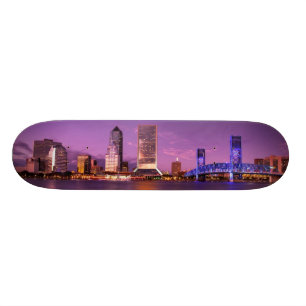 Skate Skyline de Jacksonville Florida na noite