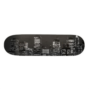 Skate Skyline de Manhattan na noite