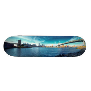 Skate Skyline de Manhattan New York de East River