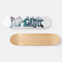 Skate Slogan de Script de Surf de Abertura Rip Curl