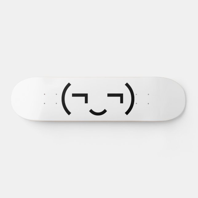 Skate Smug Emoticon (‿) (Horz)