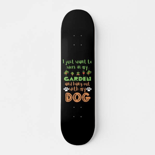 SKATE SÓ QUERO TRABALHAR NO MEU JARDIM E COM... (Frente)