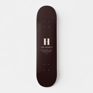 Skate Sobrenome da Família Editável ou Nome Comercial da