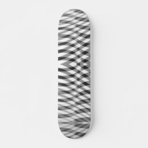 Skate Sobreposição de faixas de cinza e preto