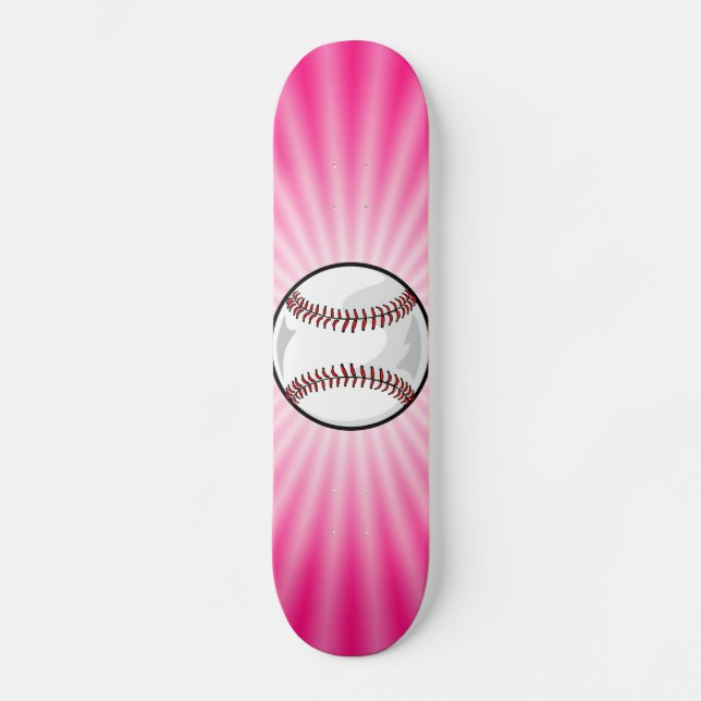 Skate Softball cor-de-rosa (Frente)