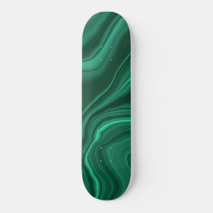 Skate Sonho de Malachita Líquida #1 #gem #decor #art
