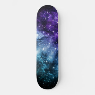 Skate Sonho de Nebulosa de Galáxia de Teal Roxo #1