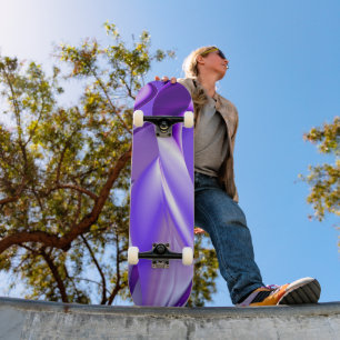 Skate Sonhos de Flor Roxo