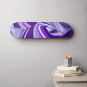 Skate Sonhos de Flor Roxo