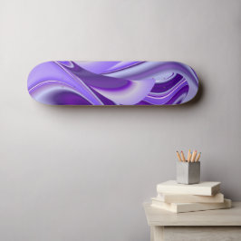 Skate Sonhos de Flor Roxo