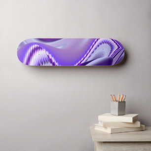 Skate Sonhos de Flor Roxo
