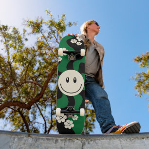 Skate Sorria - Verde, Creme e Preto