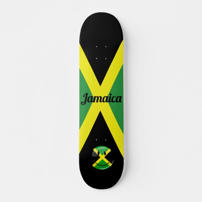 Skate Sorrindo bandeira jamaicana (Frente)