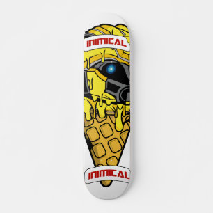 Skate Sorvete de abelhas Amarelo Inimical