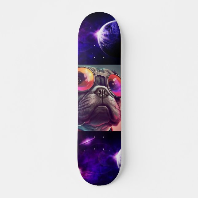 skate SPACE BULLDOG FUNNY (Frente)