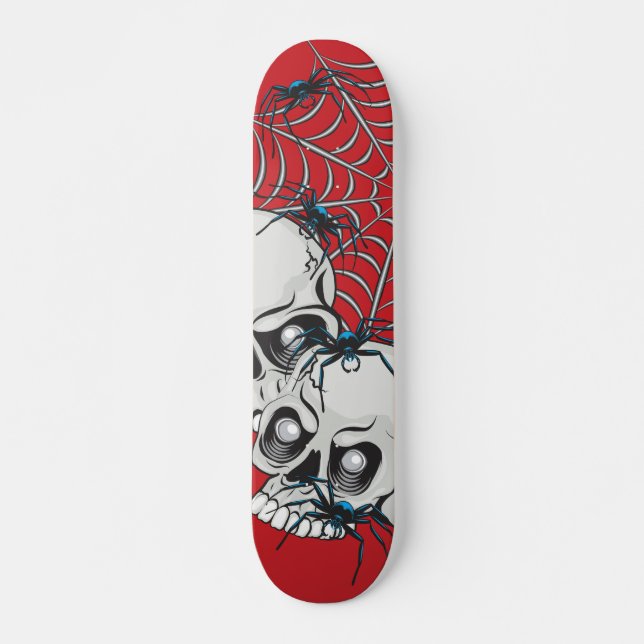Skate Spider Web Skull (Frente)