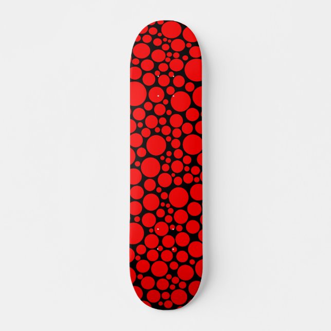 Skate Spott - Vermelho em Preto (Frente)
