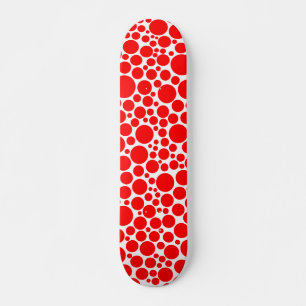 Skate Spotty - Vermelho em Branco