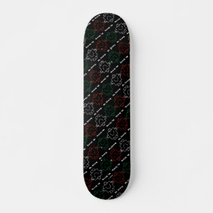 Skate Sr. Strong Padrão vermelho, branco e verde