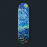 Skate Starry Nigh Van Gogh Pintando arte vibrante<br><div class="desc">Starry Nigh Van Gogh Pintando skate de arte vibrante</div>