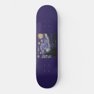 Skate Starry Night, Van Gogh Santo da cidade francesa Re