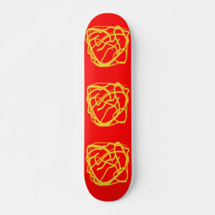 Skate String e Rope Hope Art design Graphics vermelho