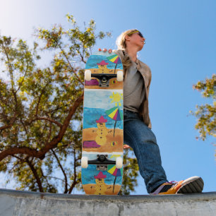 Skate Summer Snowman - KidsArt para CHOC