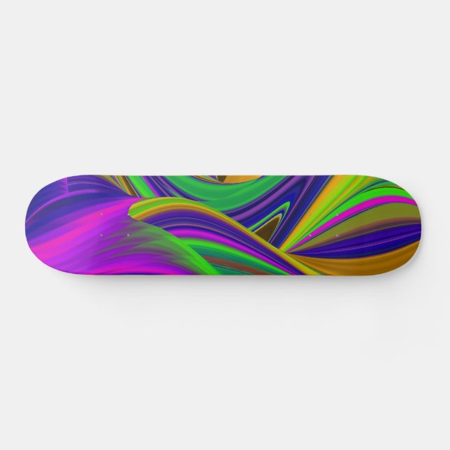 Skate Summerrainbow, Abstrato 3D Rainbowart (Horz)