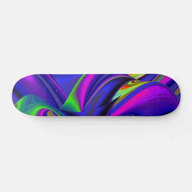 Skate Summerrainbow, Abstrato 3D Rainbowart (Horz)