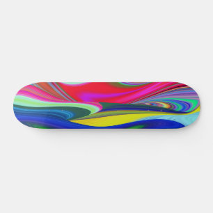 Skate Summerrainbow, Abstrato 3D Rainbowart